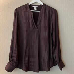 NWOT H&M Maternity Blouse Striped Design, Size S